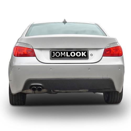 Heckstoßstange im Sport-Design mit PDC-Markierungen für 30mm Bohrung passend für BMW 5er E60 Baujahr 2003 - 2010