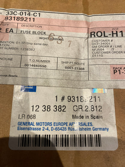 Original Opel Corsa B Steuergerät sicherungskasten NEU