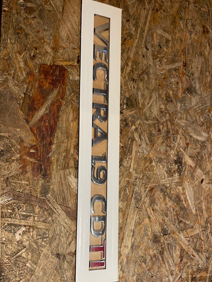Original GM Opel Vectra C Schriftzug „Vectra 1.9 CDTI“ hinten Neu