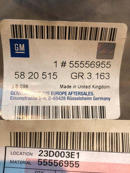Original GM Opel Zafira B Rohrleitung Neu