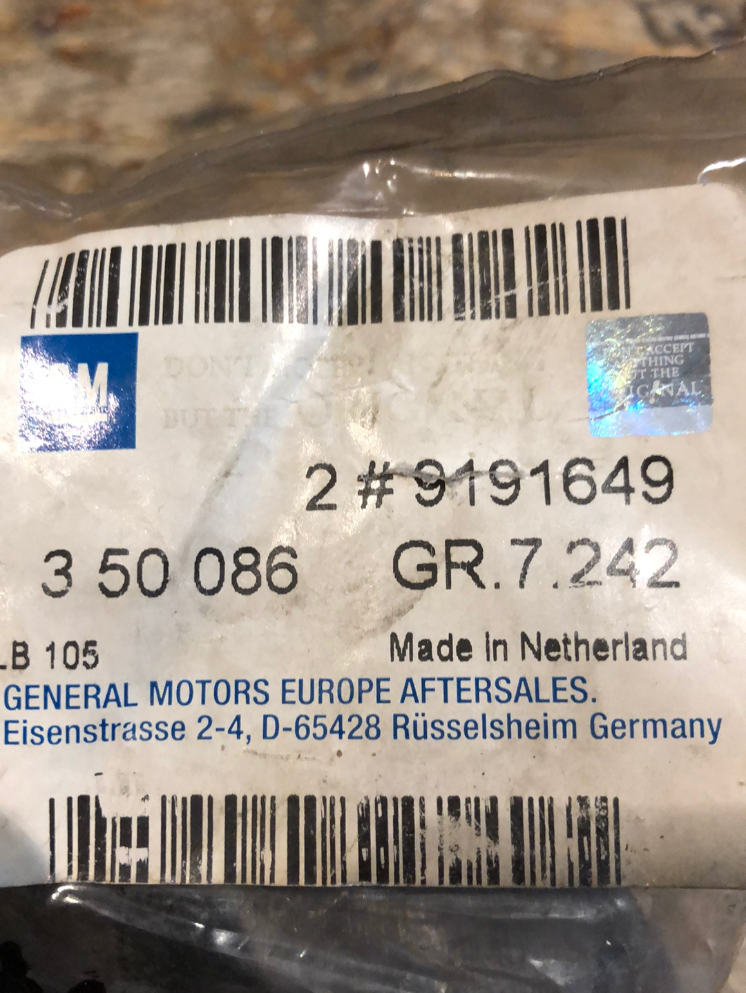 Original GM Opel Vectra B Anti Roll Stabilisator Vorne Neu