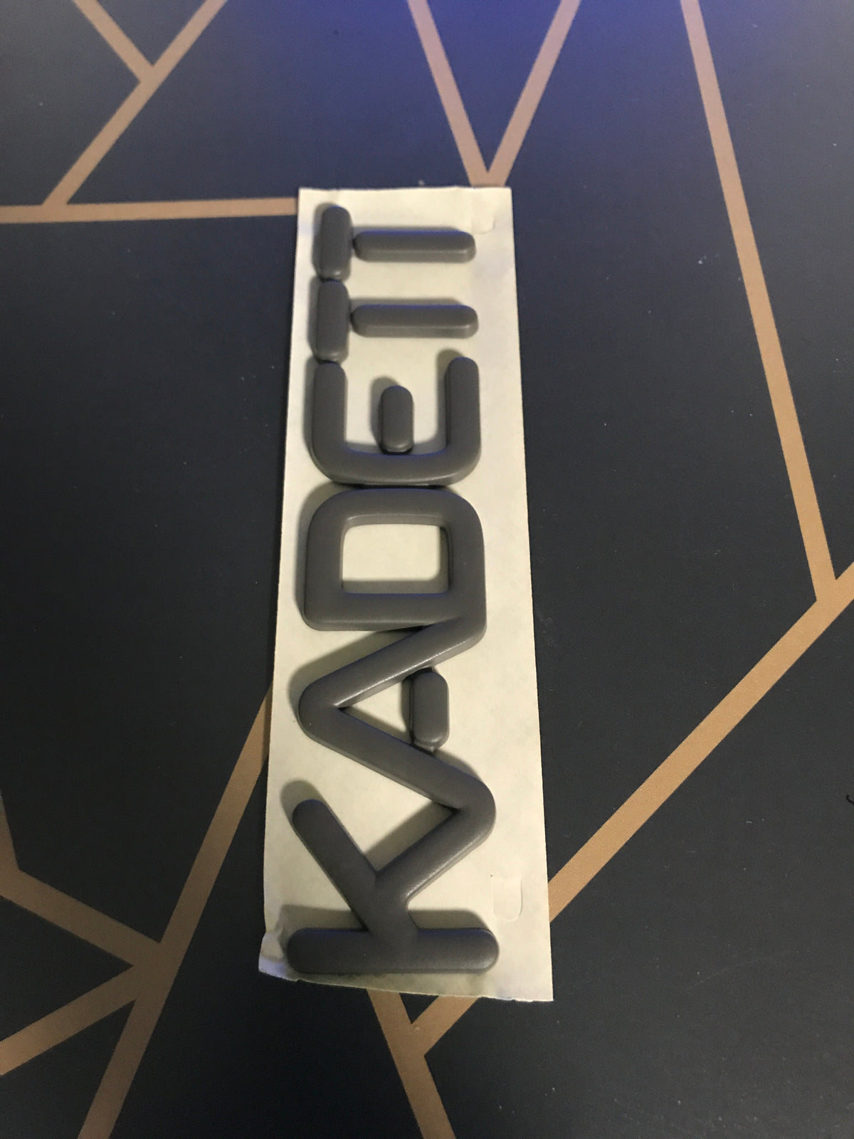 Original Kadett Schriftzug grau NEU