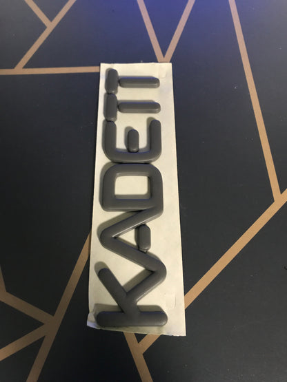 Original Kadett Schriftzug grau NEU