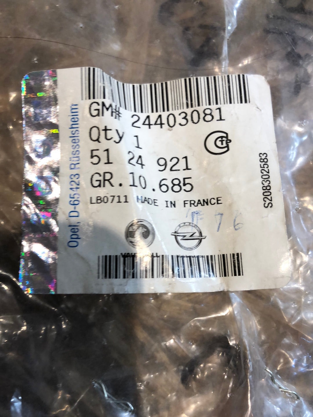 Original GM Opel Combo C Halter Führungsrolle links Neu