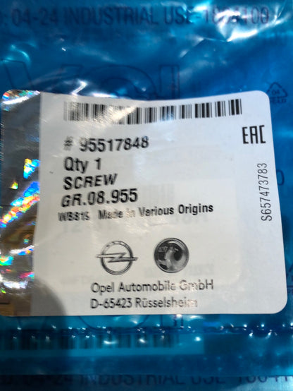 Original GM Opel Vivaro B Combi Kasten Schwungradschraube Neu