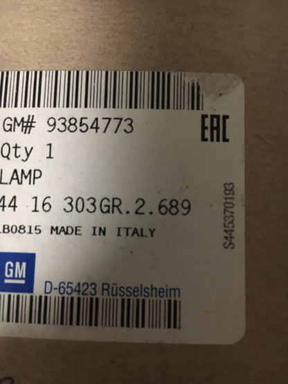 Original Vivaro A Kasten Kennzeichenleuchte NEU