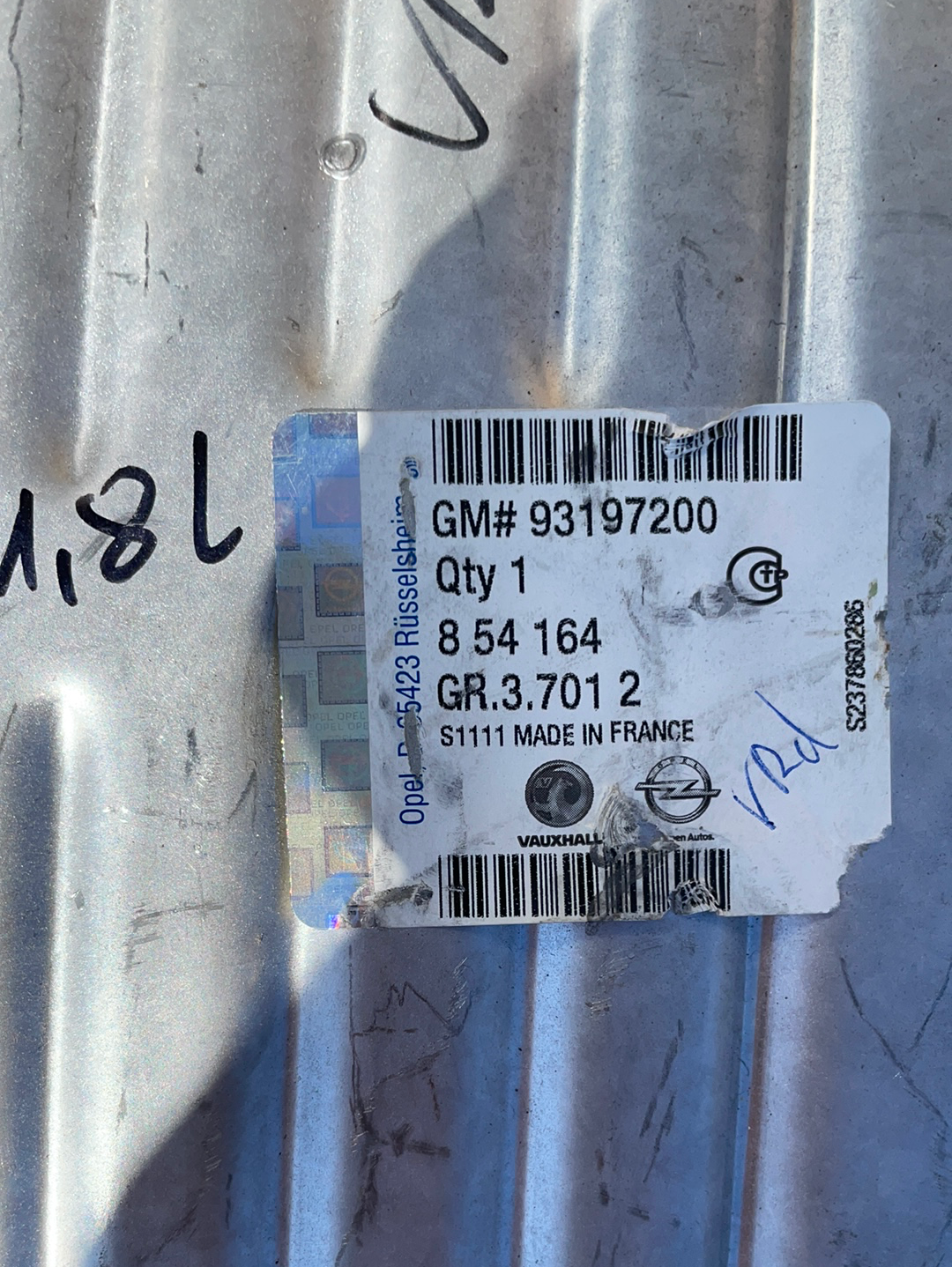 Original GM Opel Astra G Kombi 1,6/1,8L 16V Endschalldämpfer Neu