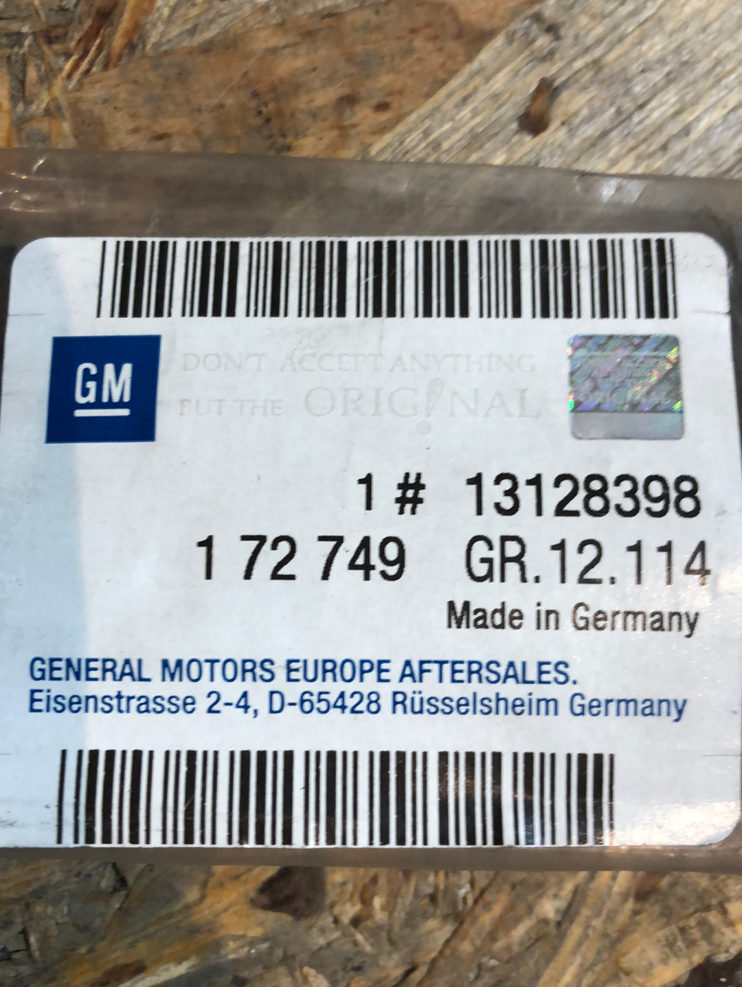 Original GM Opel Astra G Zafira A Schutzzierleiste Vorne Links Neu