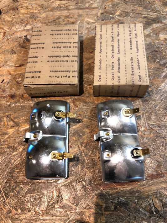 Original Opel Rekord A Einsatz Glühlampe links und rechts Neu