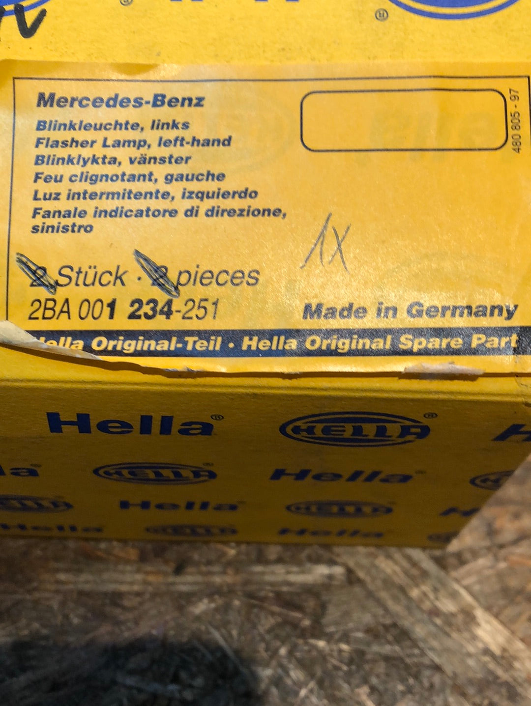 Original Hella Mercedes-Benz Blinkleuchte links Neu