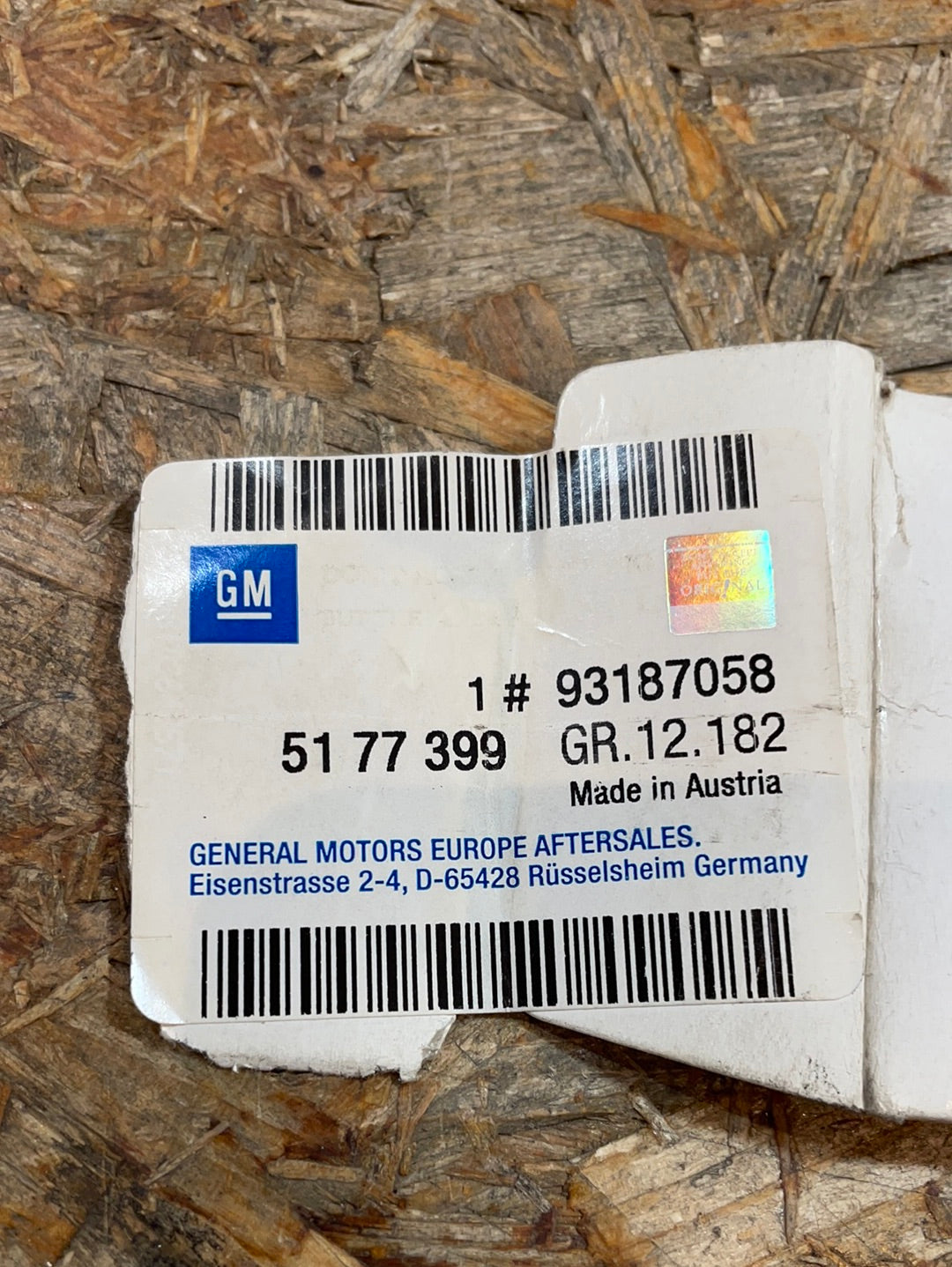 Original GM Opel Vectra C Schriftzug „Vectra V6 CDTI“ hinten Neu