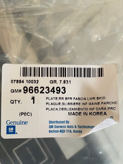 Original GM Chevrolet Captiva Abdeckung Stoßfänger hinten Neu