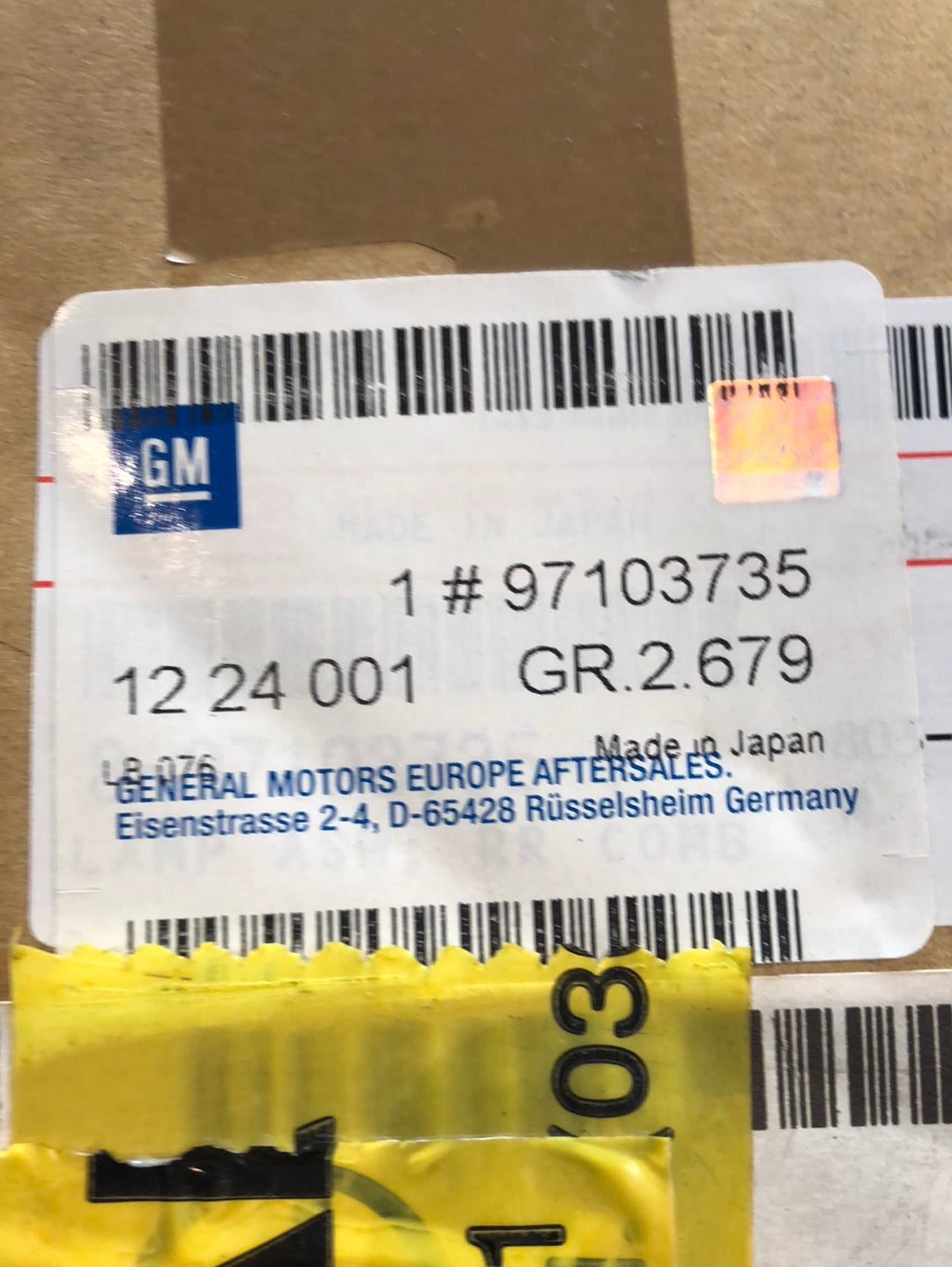 Original GM Opel Monterey Rückleuchte links Neu