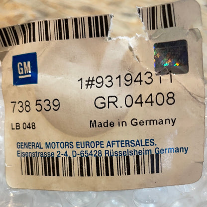 Original GM Opel Astra H Zafira B Emblem Schalthebel 6-Gang Neu