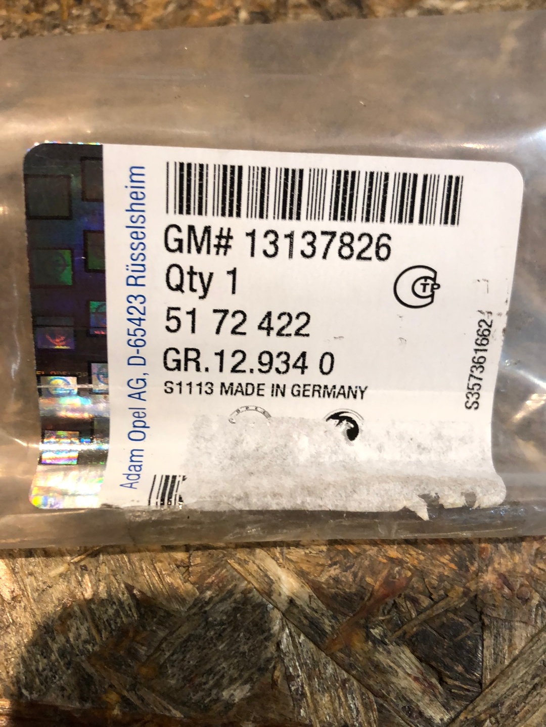 Original GM Zafira B Zierleiste grundiert vorne rechts Neu