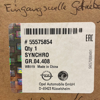 Original GM Opel Adam Corsa E Synchronring Eingangswelle Getriebe Neu