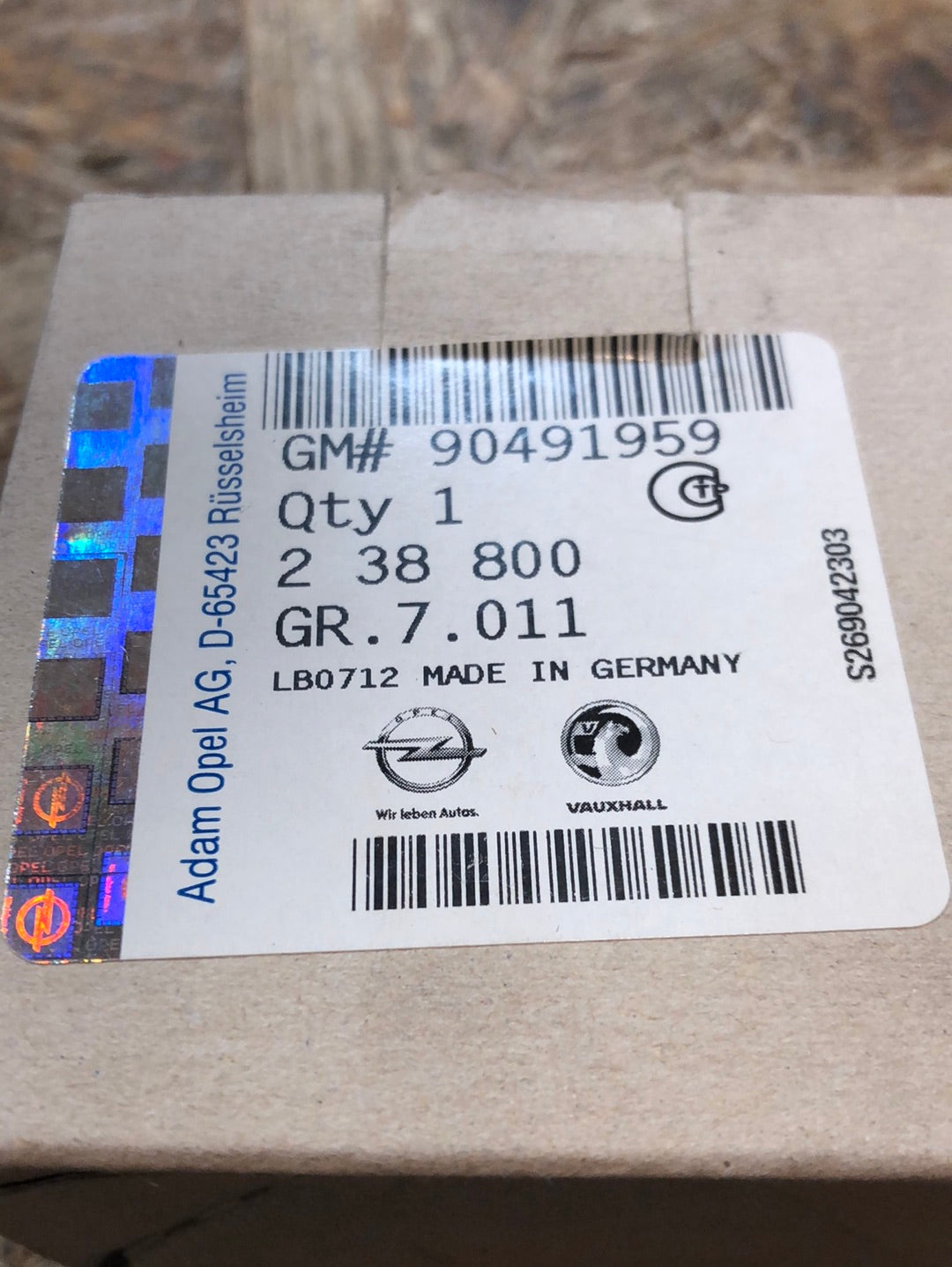 Original GM Opel Astra G Zafira A Dämpfungsstreifen Aufprallschutz Neu