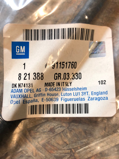Original GM Opel Frontera A Rohr Einspritzung Neu