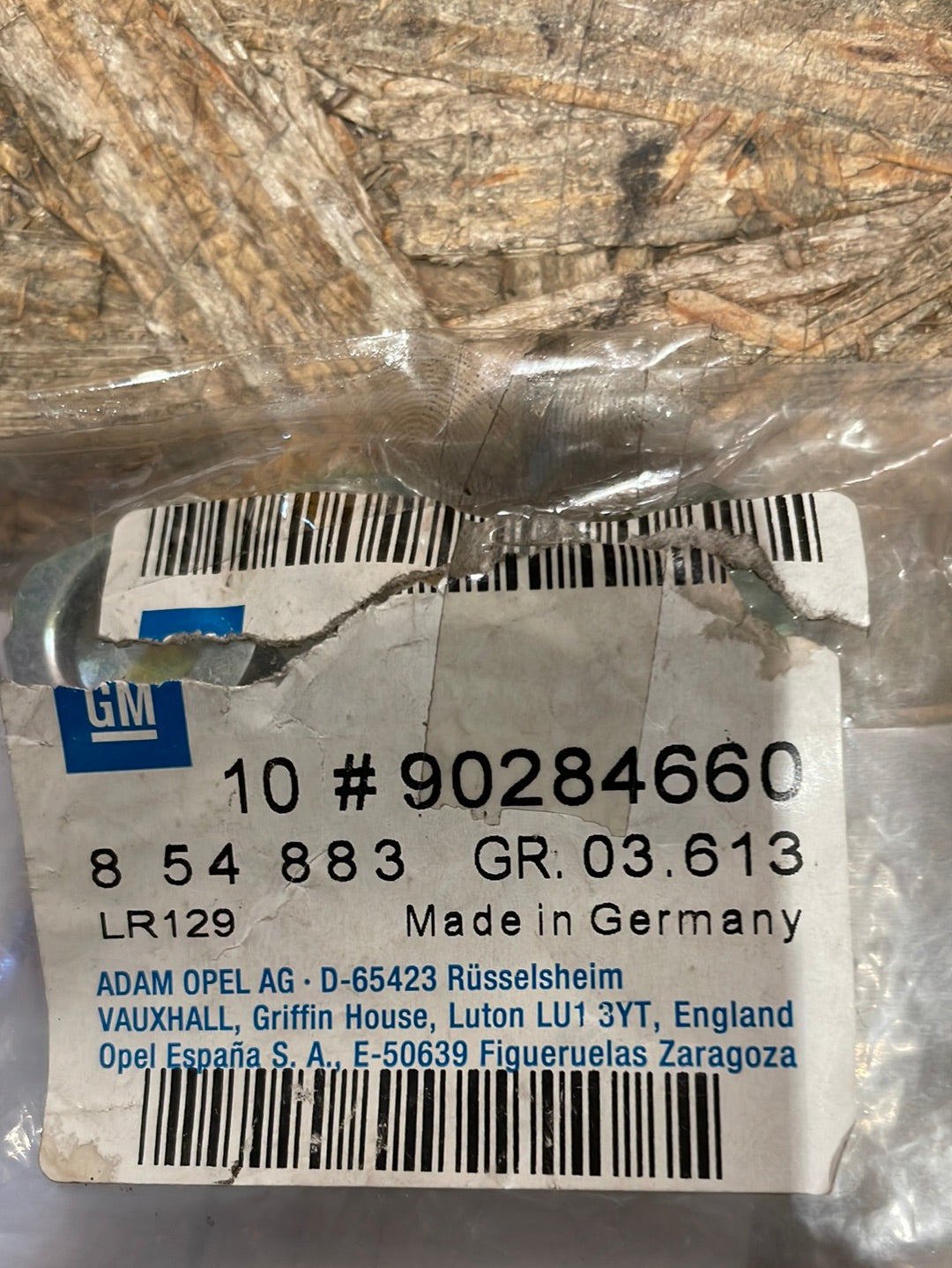 Original GM Opel Astra H Sicherungsring Auspuff Neu