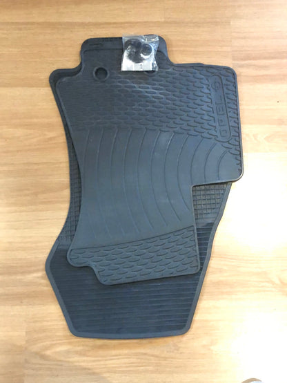 Original GM Opel Astra G Zafira A Gummimattensatz (2-Tlg.) vorne Neu