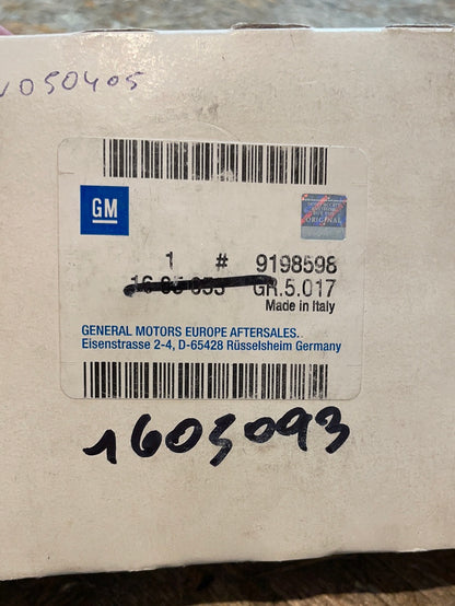 Original GM Opel Astra G Zafira A Bremsbelagsatz hinten Neu