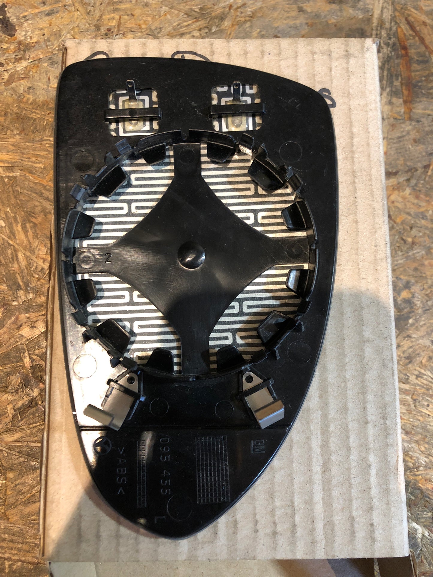 Original GM Opel Corsa D Spiegelglas Außen Links Beheizt Neu