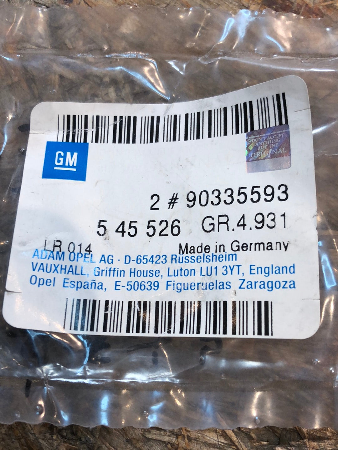 Original GM Opel Astra F Winkelstück Unterdruckschlauch Bremskraftverstärker Neu