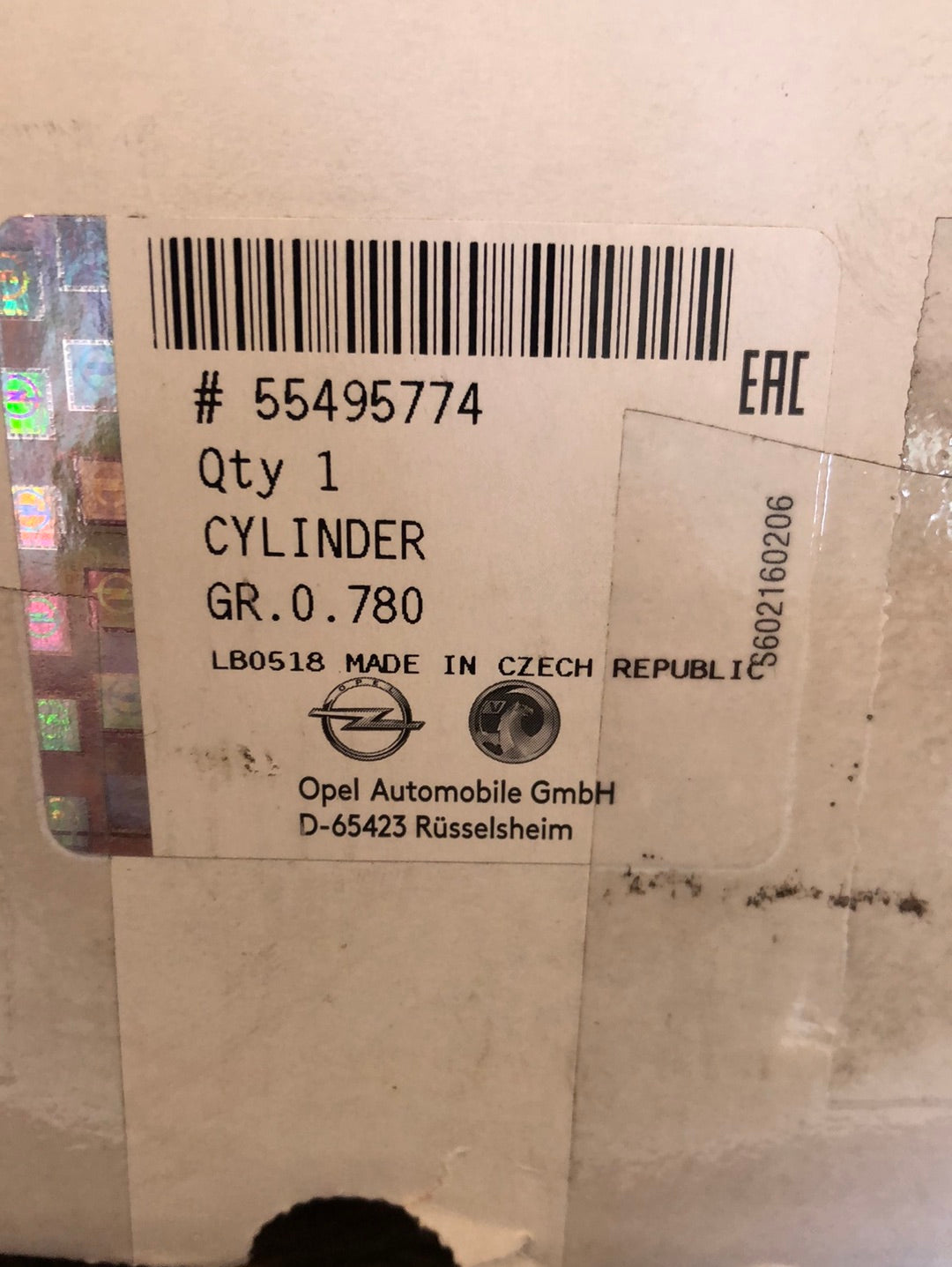 Original GM Opel Zafira C Kupplungsnehmerzylinder Neu