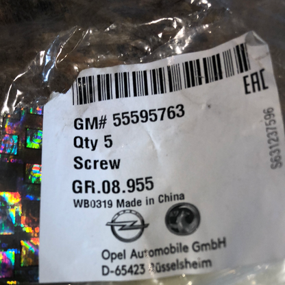 Original Opel Corsa E Schraube Eingangswelle Neu