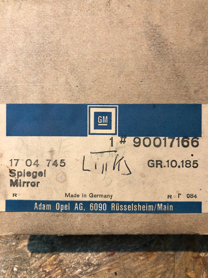 Original GM Opel Rekord E Senator A Außenspiegel links Neu