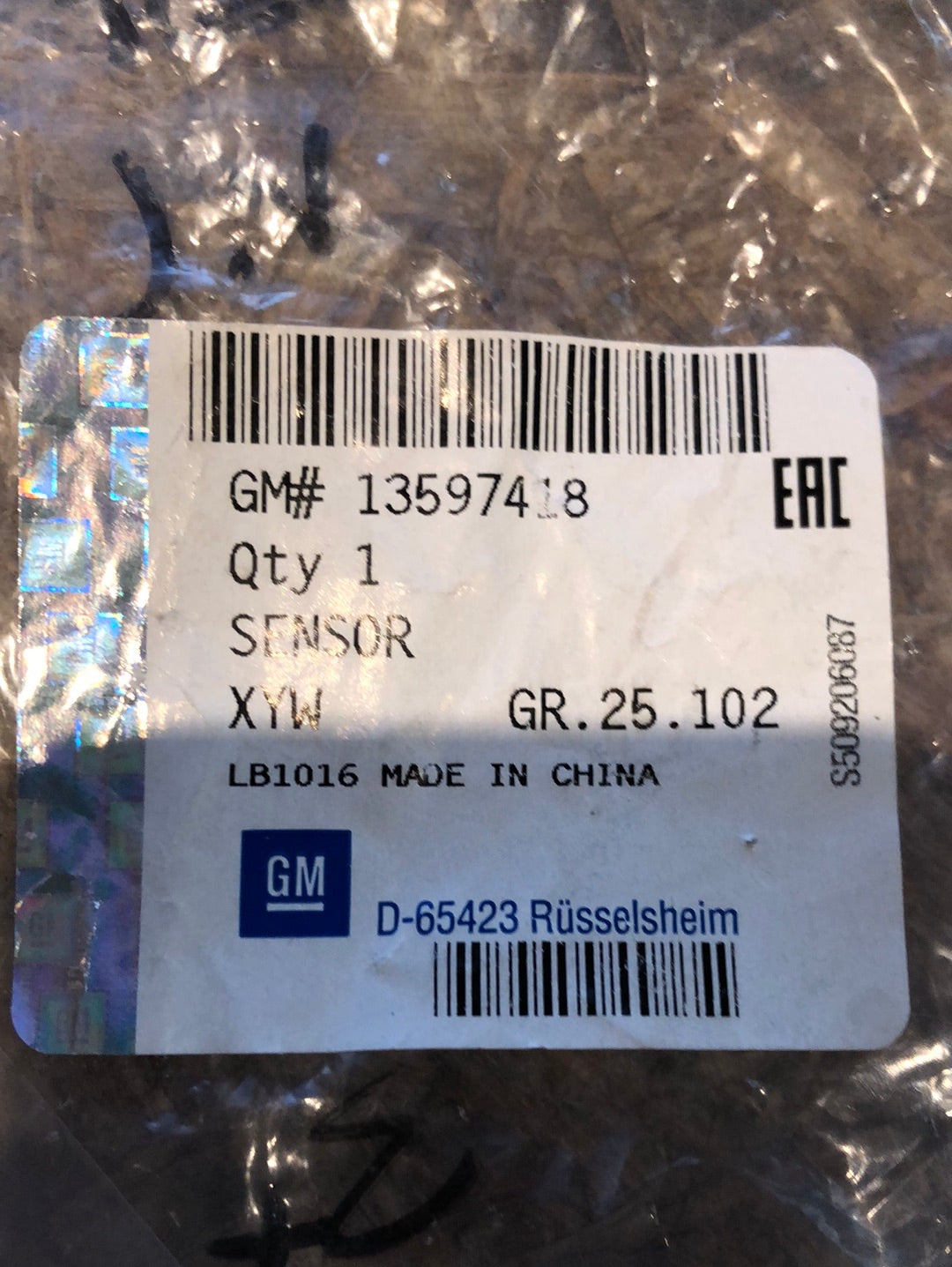 Original GM Opel Insignia B Bj. 18 Sensor Airbag vorne links Neu