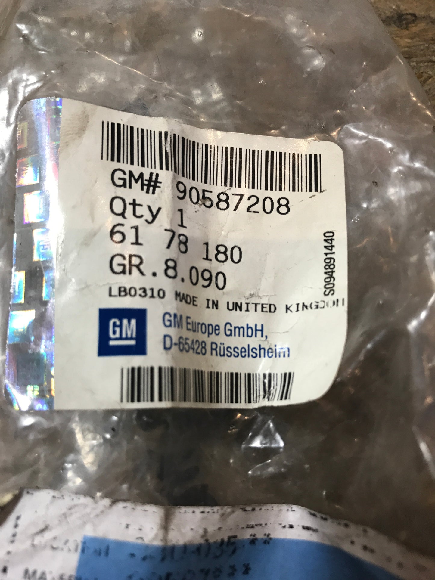 Original Opel Astra G Zafira A Motorhaubenveeschluss Haken NEU