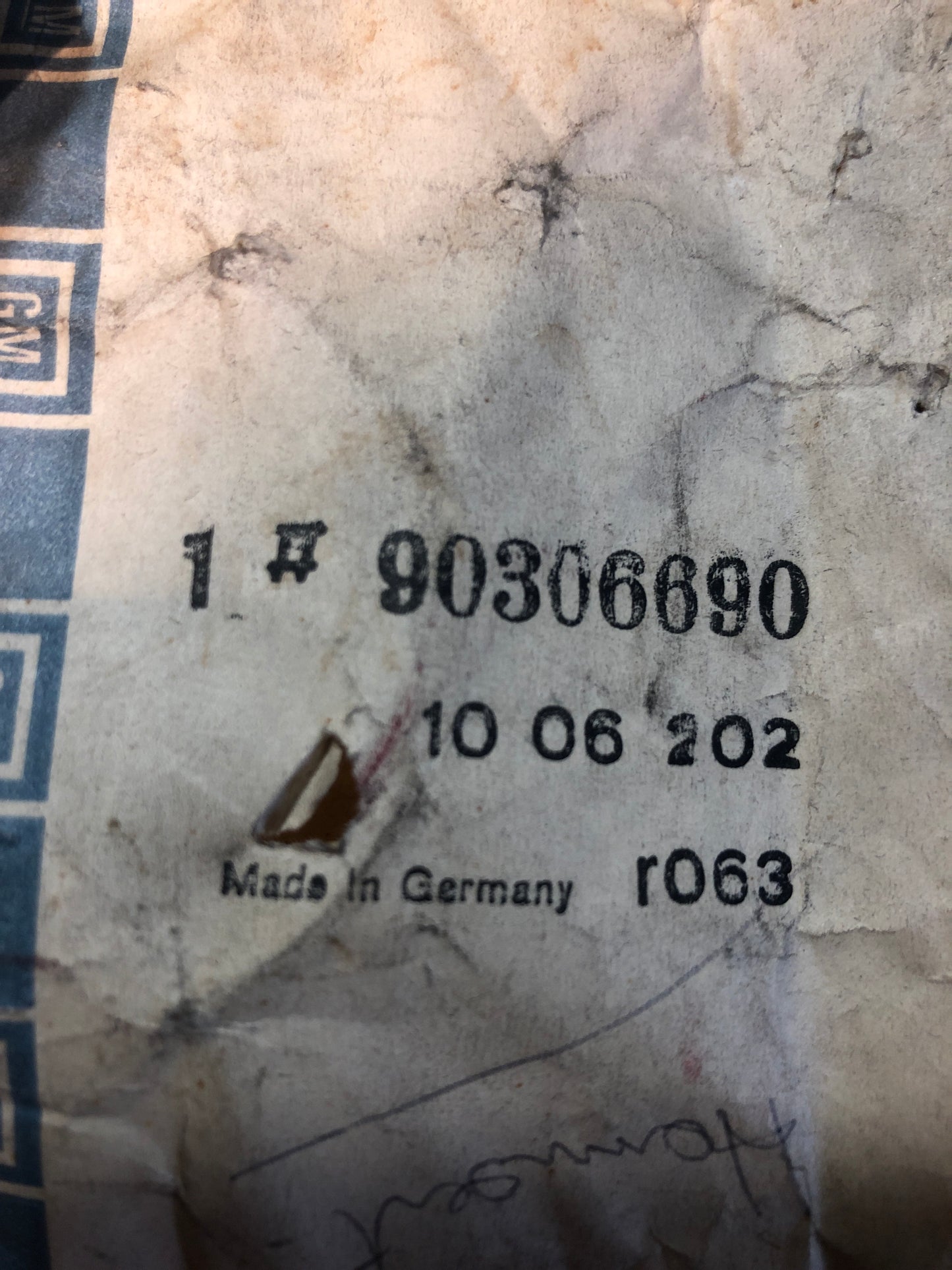 Original GM Opel Kadett E Nabendeckel Neu