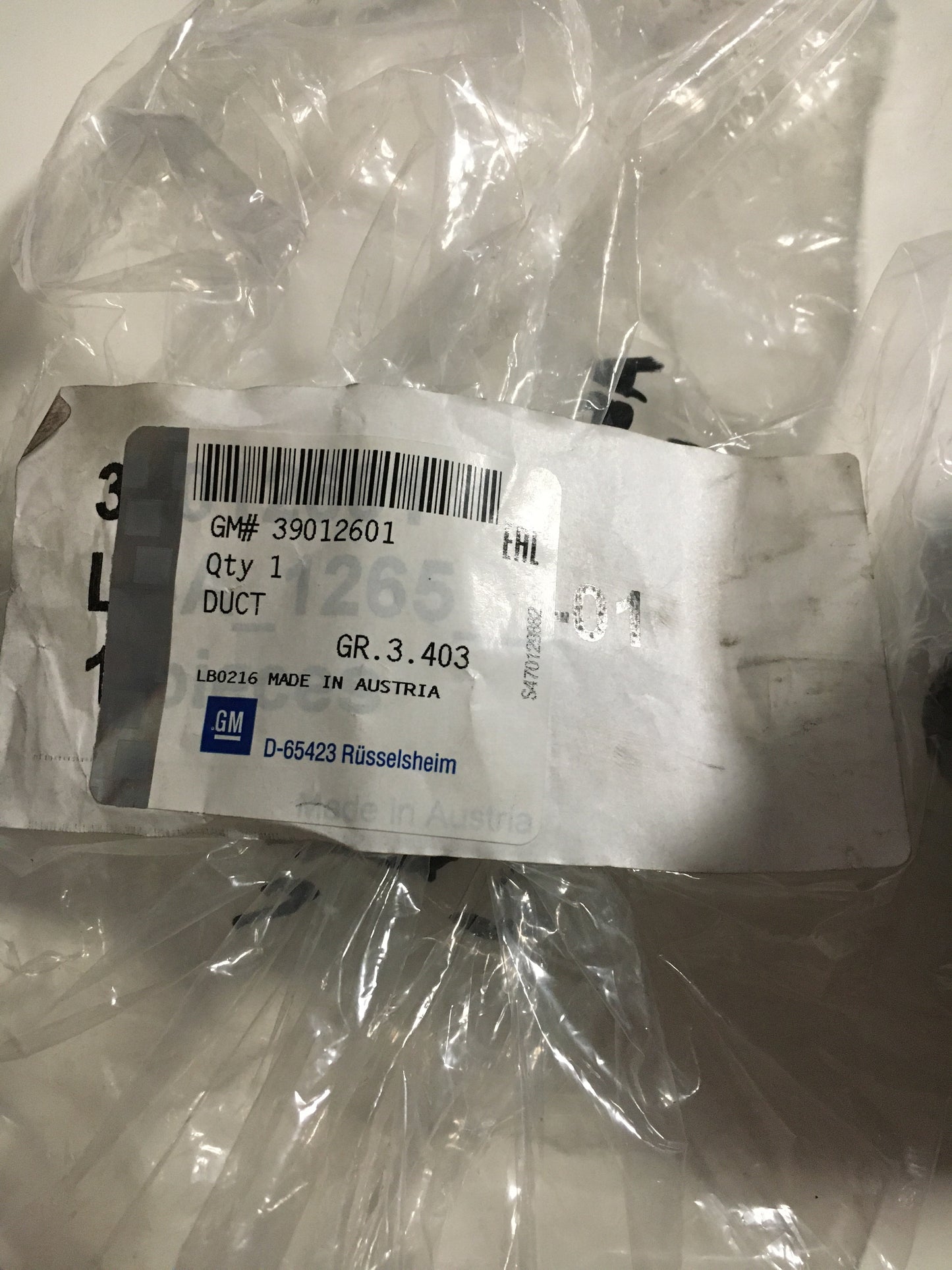 Original Astra k luftfilterbox NEU