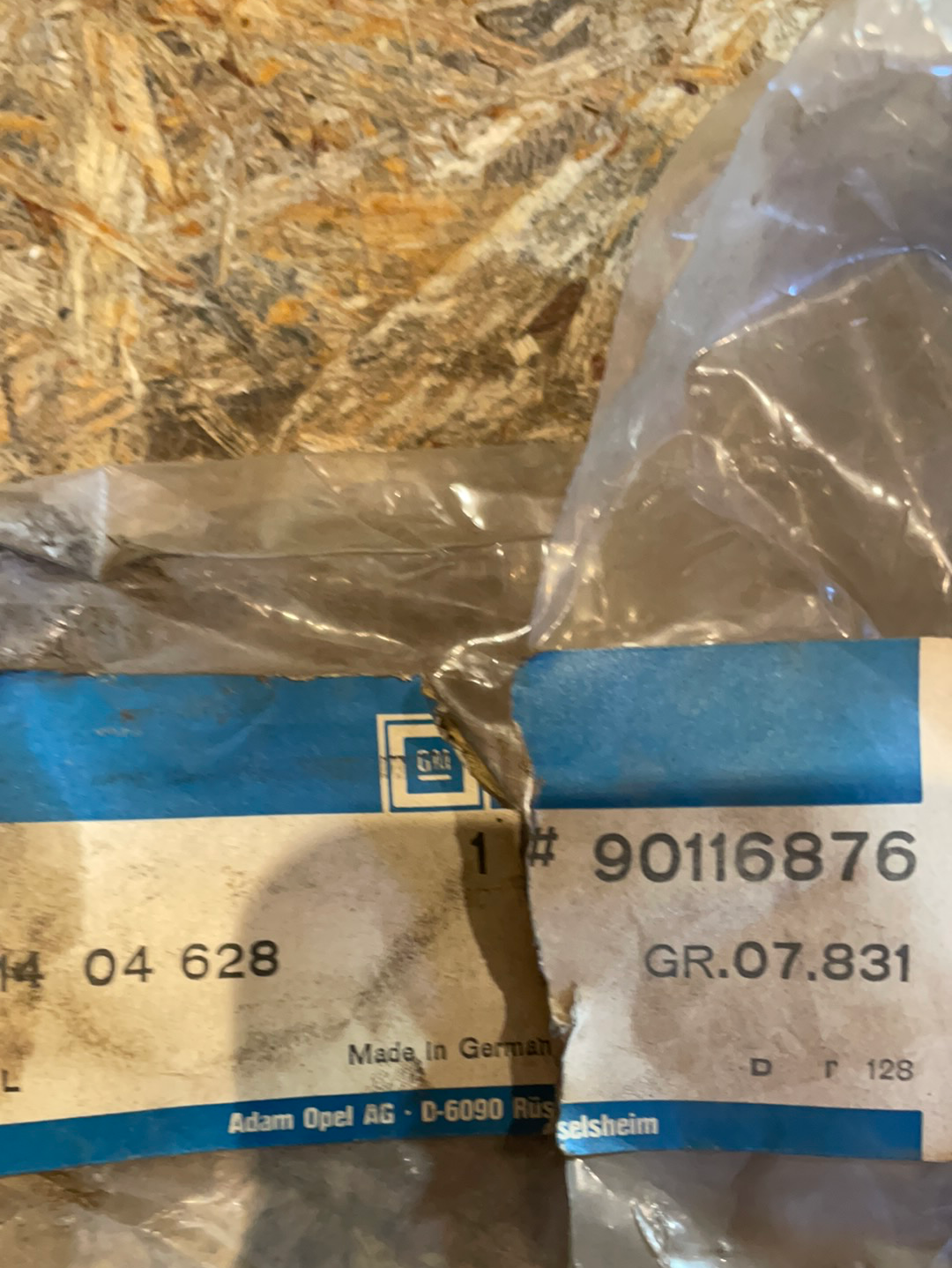 Original GM Opel Kadett D Limousine Stoßstange/ Stoßfänger hinten rechts Neu