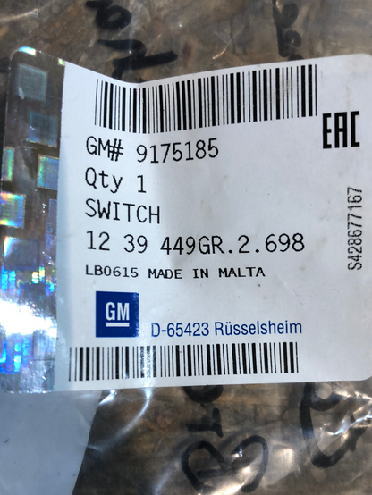 Original GM Opel Astra G Zafira A Speedster Bremslichtschalter Neu