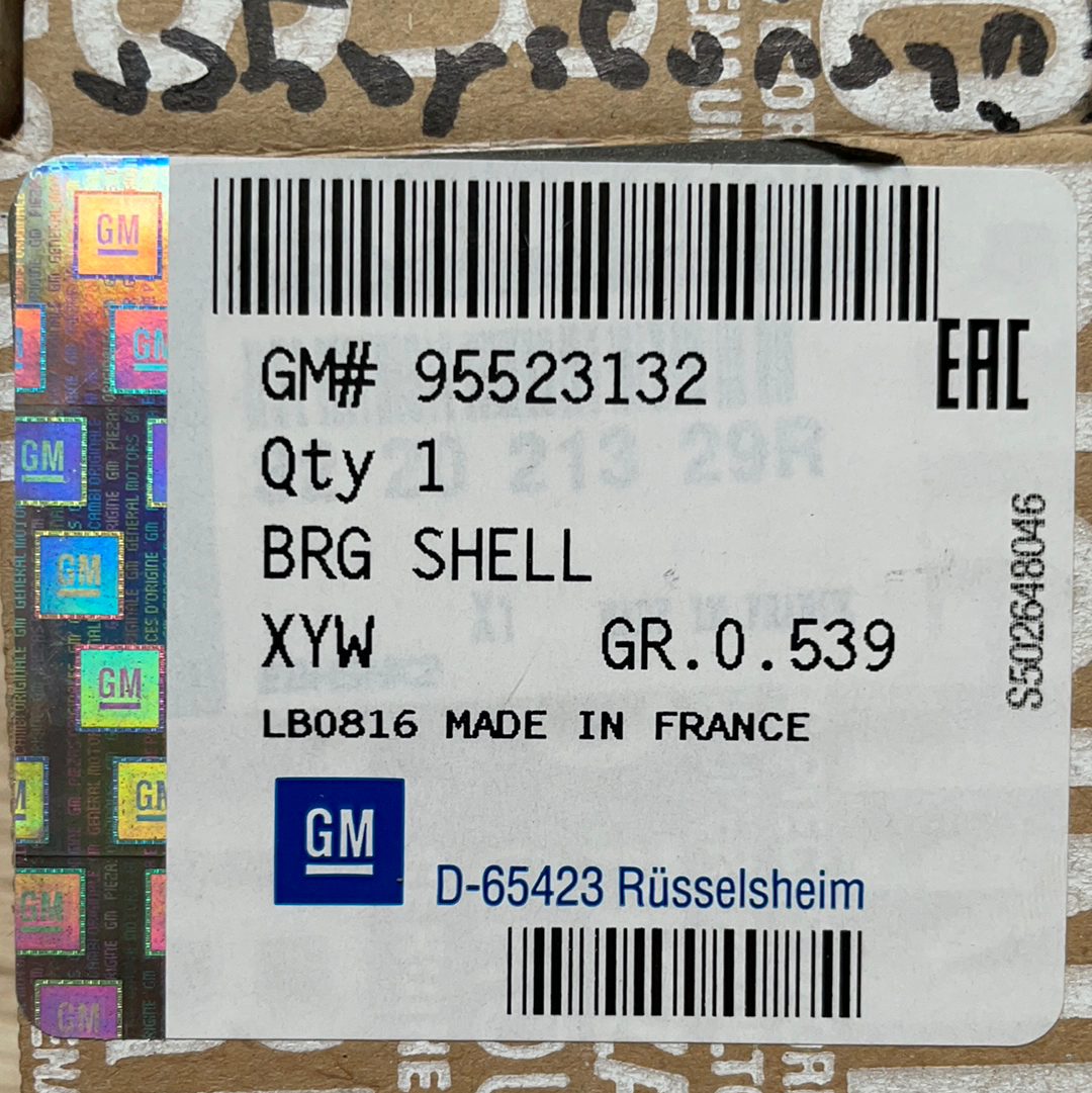 Original GM Opel Vivaro Movano Nissan Renault Führungslager Kupplung Neu