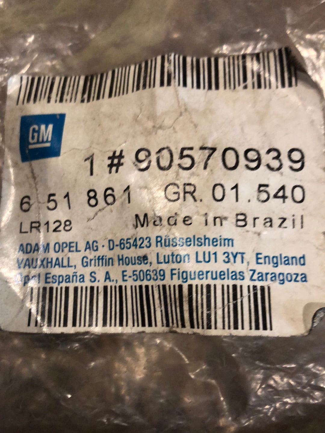 Original GM Opel Astra G H Zafira A B 2.0 Turbo Sintra 2.2 Kühlwasserschlauch Neu