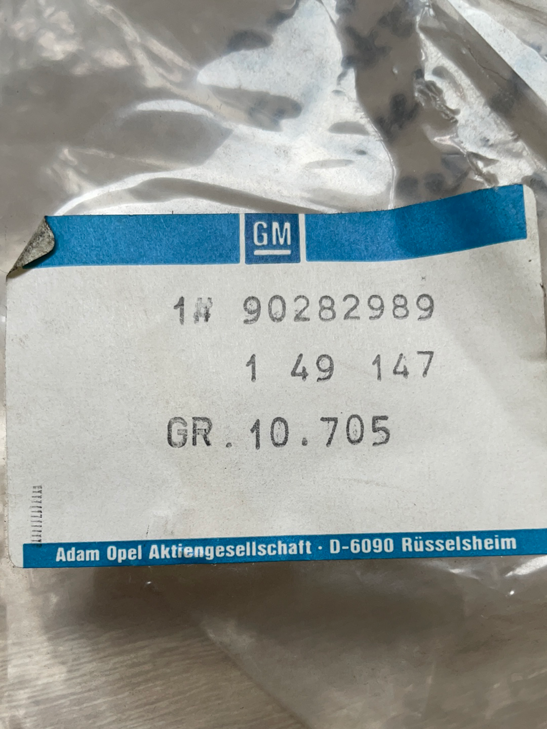 Original GM Opel Omega A Einsatzecke innen Fensterrahmen Vordertür innen Neu