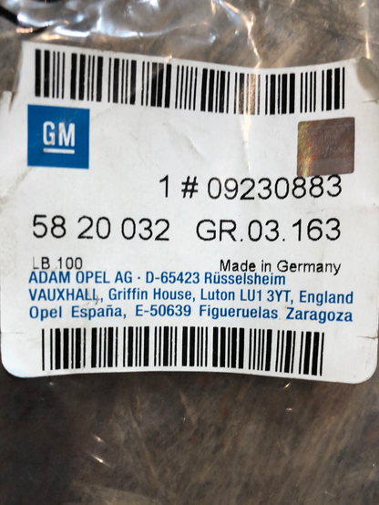 Original GM Opel Zafira A 2.0 DTi 16V Kraftstoffrücklaufleitung Neu