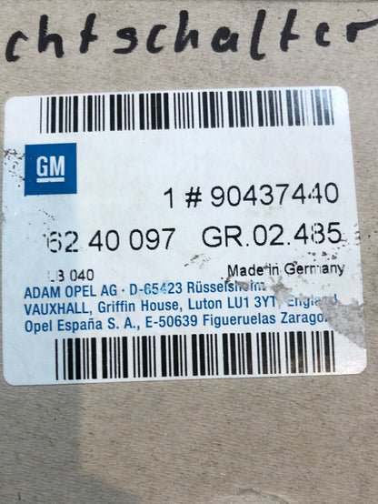 Original GM Opel Zafira A Astra G Lichtschalter Neu