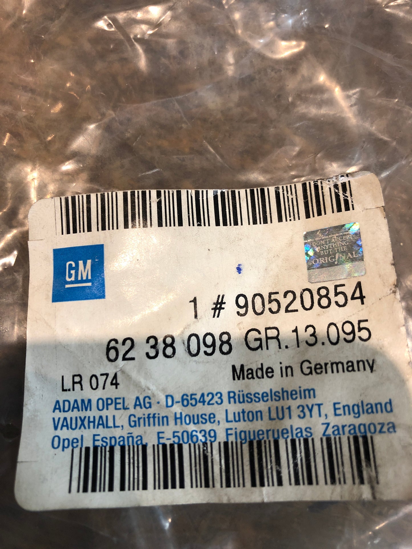 Original GM Opel Astra B Kurbelwellen Sensor Neu