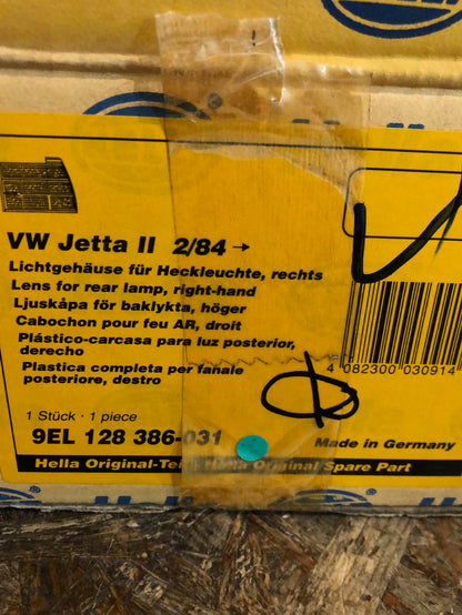 Original Hella VW Jetta 2 Bj. 84 Gehäuse Heckleuchte rechts Neu