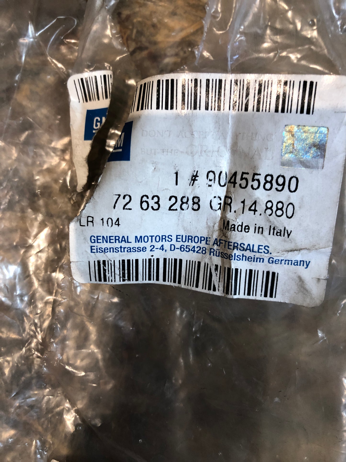 Original GM Opel Vectra Bj. 97 Blende Sitz Rechts Neu