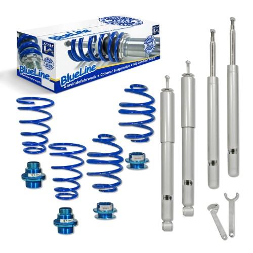 BlueLine Gewindefahrwerk passend für BMW 3er Touring (E30) 316, 316i, 318i, 320i, 323i, 325i und 324D / TD Baujahr 1988 - 03.1995