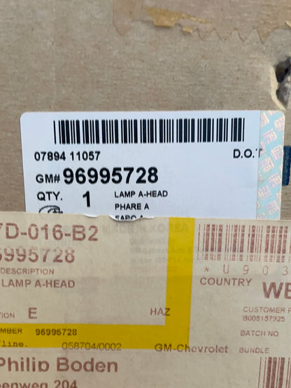 Original GM Chevrolet Aveo Kalos Scheinwerfer rechts Neu