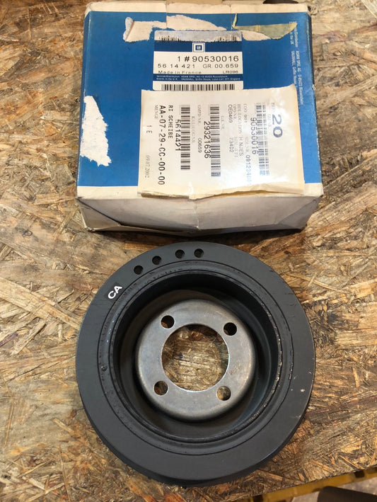 Original GM Opel Vectra B Riemenscheibe Kurbelwelle Neu