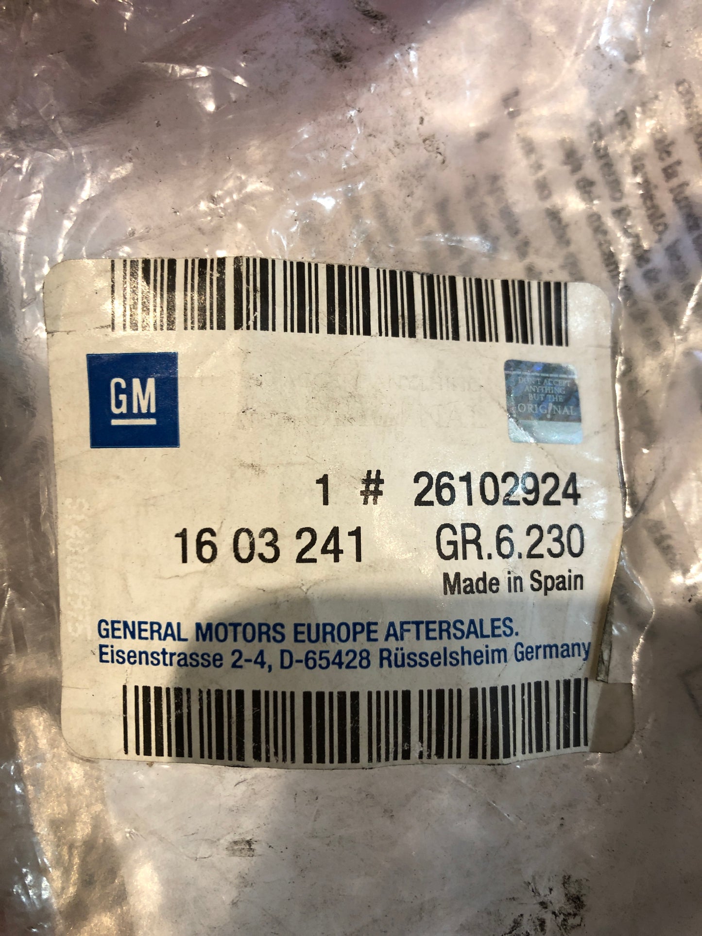 Original GM Opel Meriva A Lenkmanschette Neu