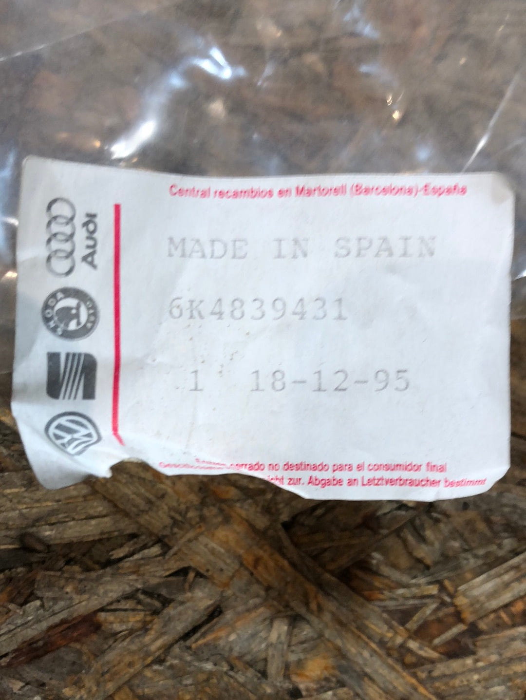 Original VW Polo 6N 6N2 Fensterführung Links oben Neu