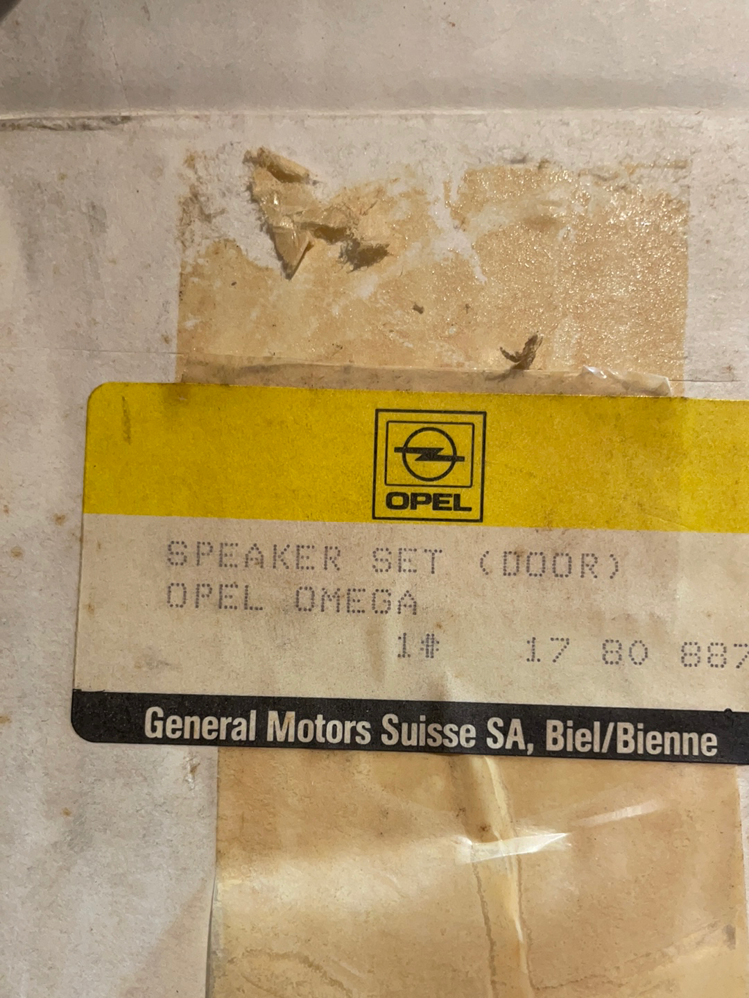 Original GM Opel Omega A Türlautsprecher Neu